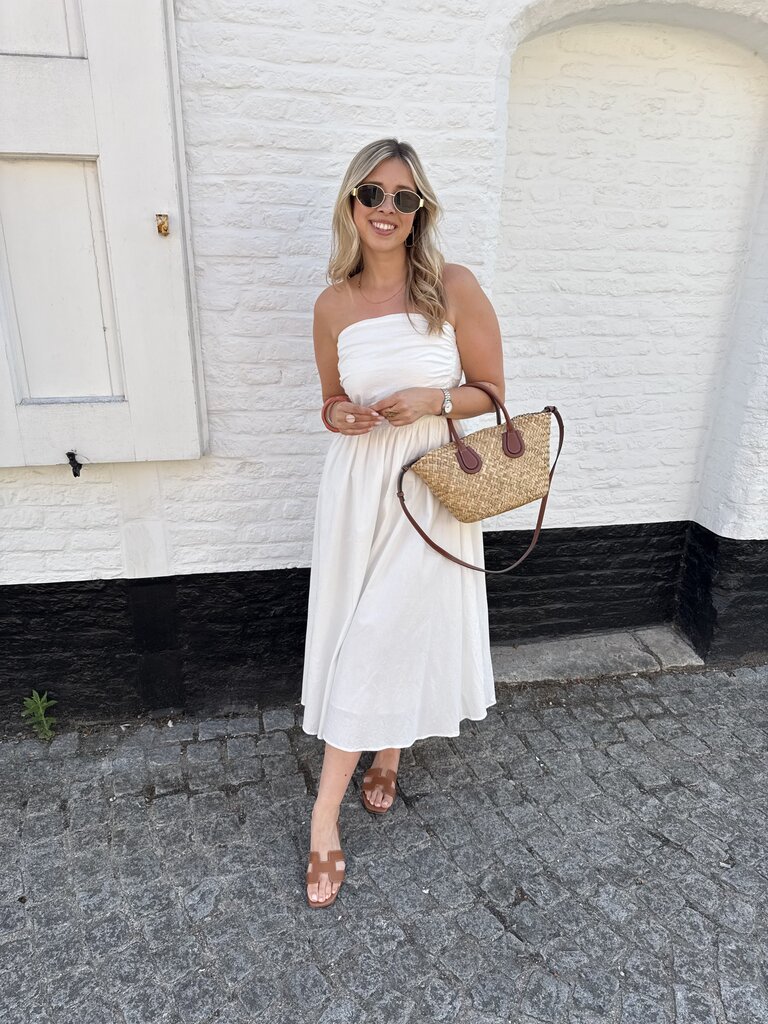 Léonie dress white