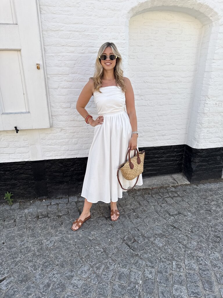 Léonie dress white