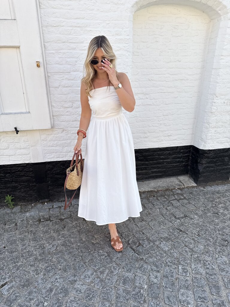 Léonie dress white