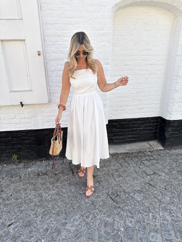 Léonie dress white