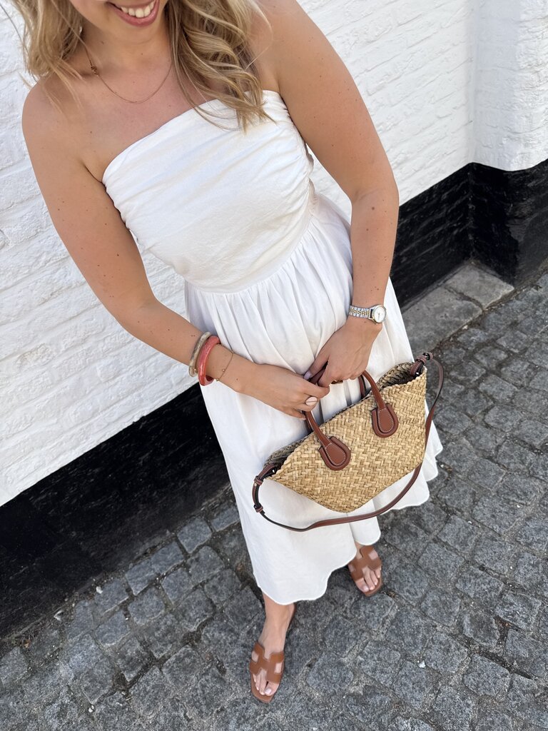 Léonie dress white