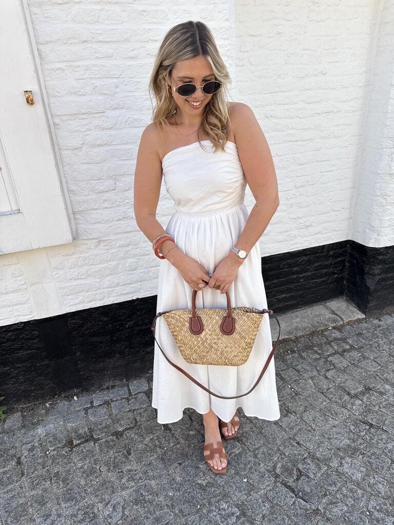 Léonie dress white