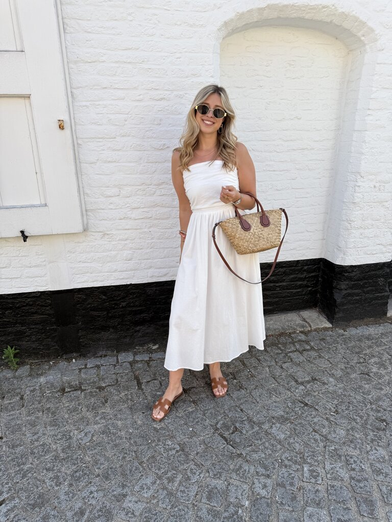 Léonie dress white