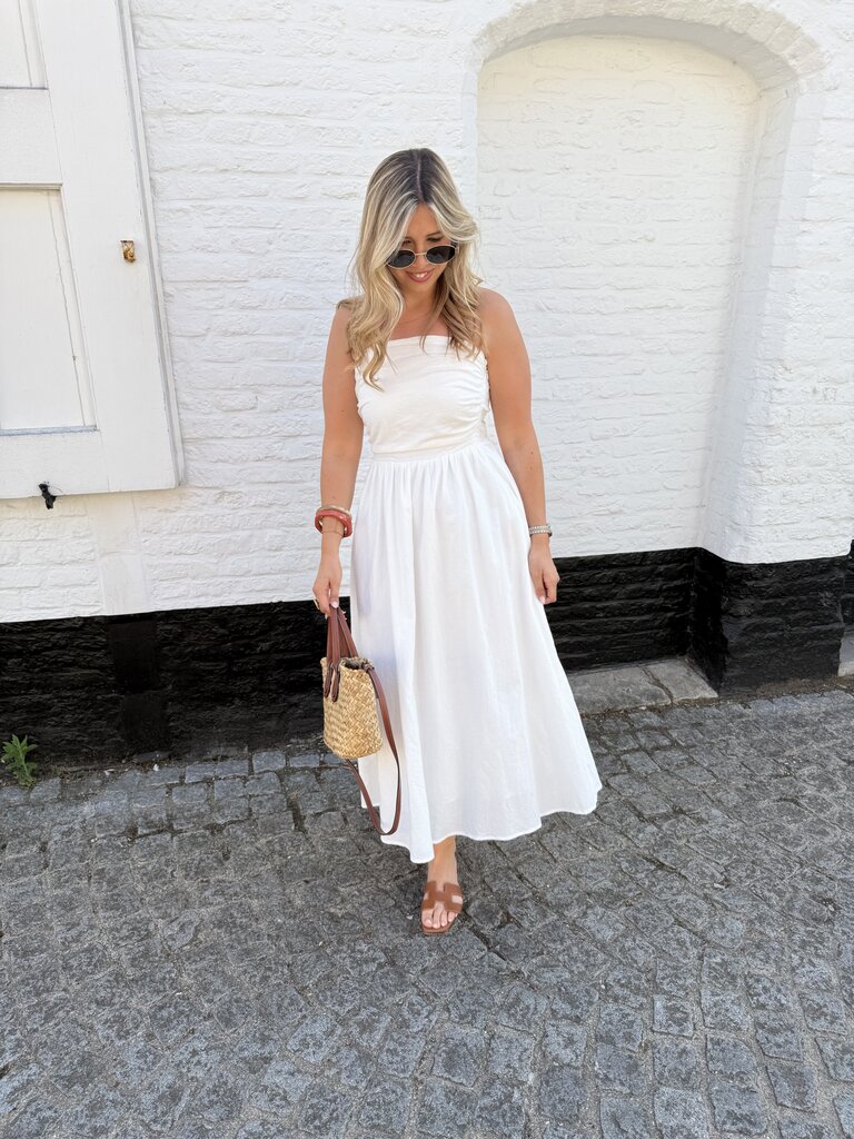 Léonie dress white