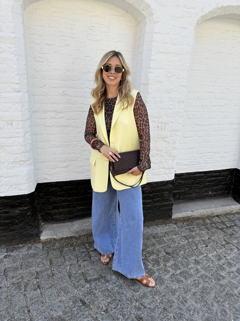 Celeste blazer yellow