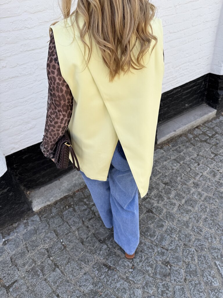 Celeste blazer yellow