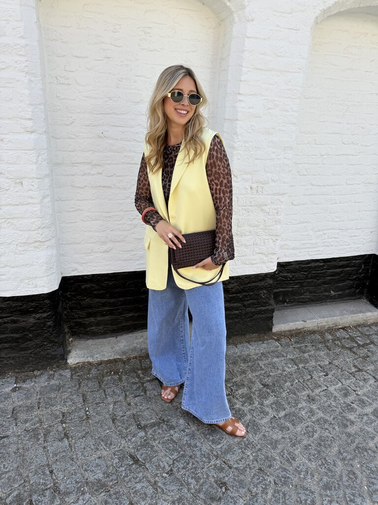 Celeste blazer yellow