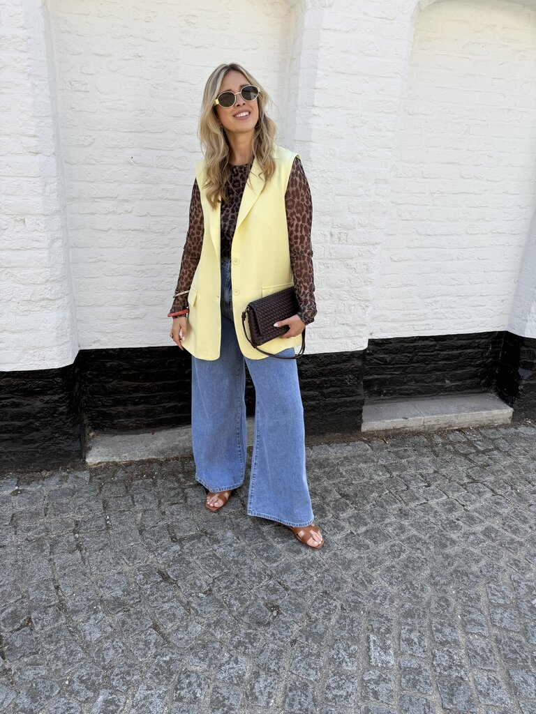 Celeste blazer yellow