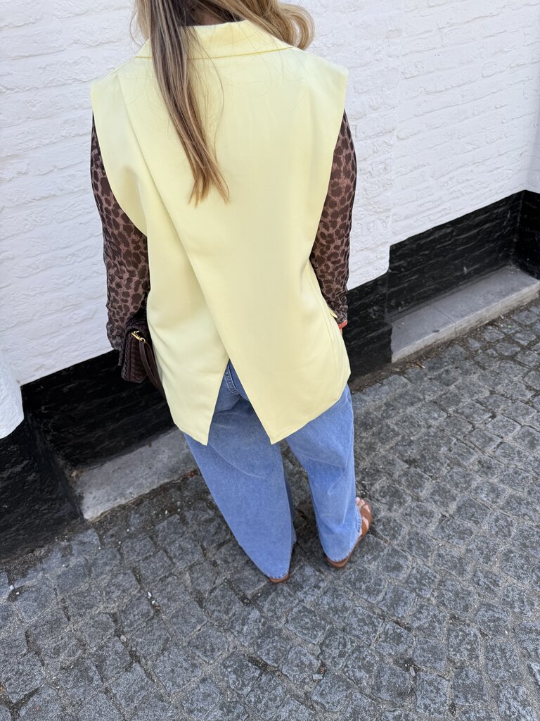 Celeste blazer yellow