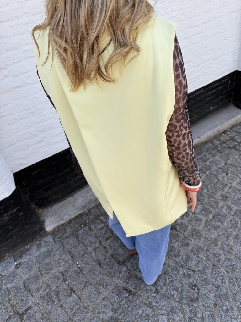 Celeste blazer yellow
