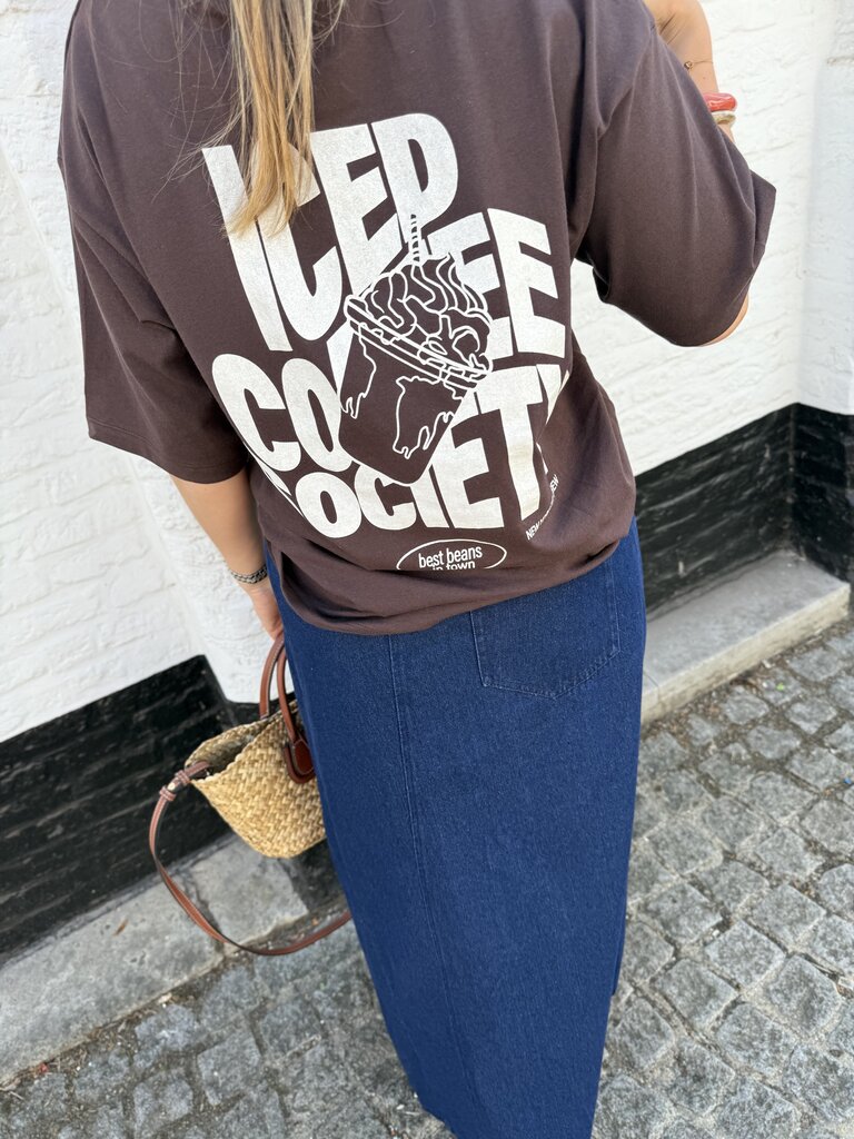 Millow iced coffee shirt