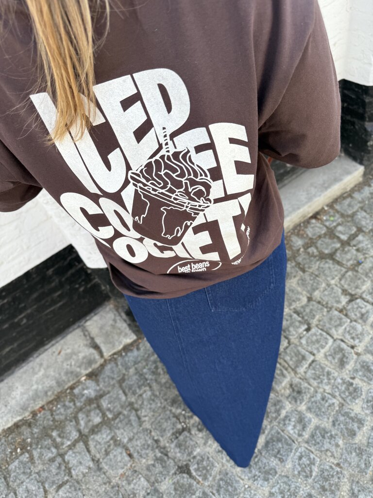 Millow iced coffee shirt