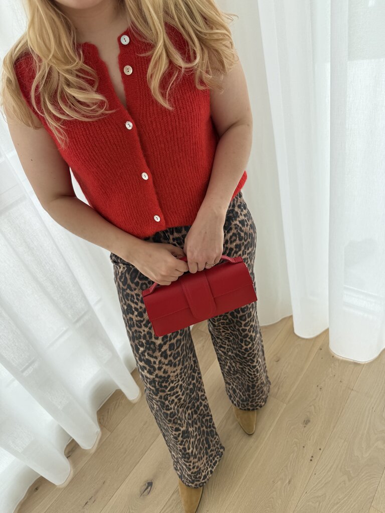 Anaïs gilet red