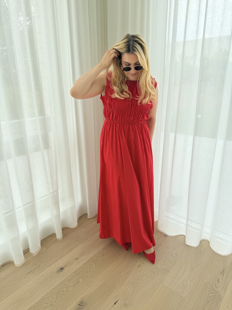 Nomi dress red