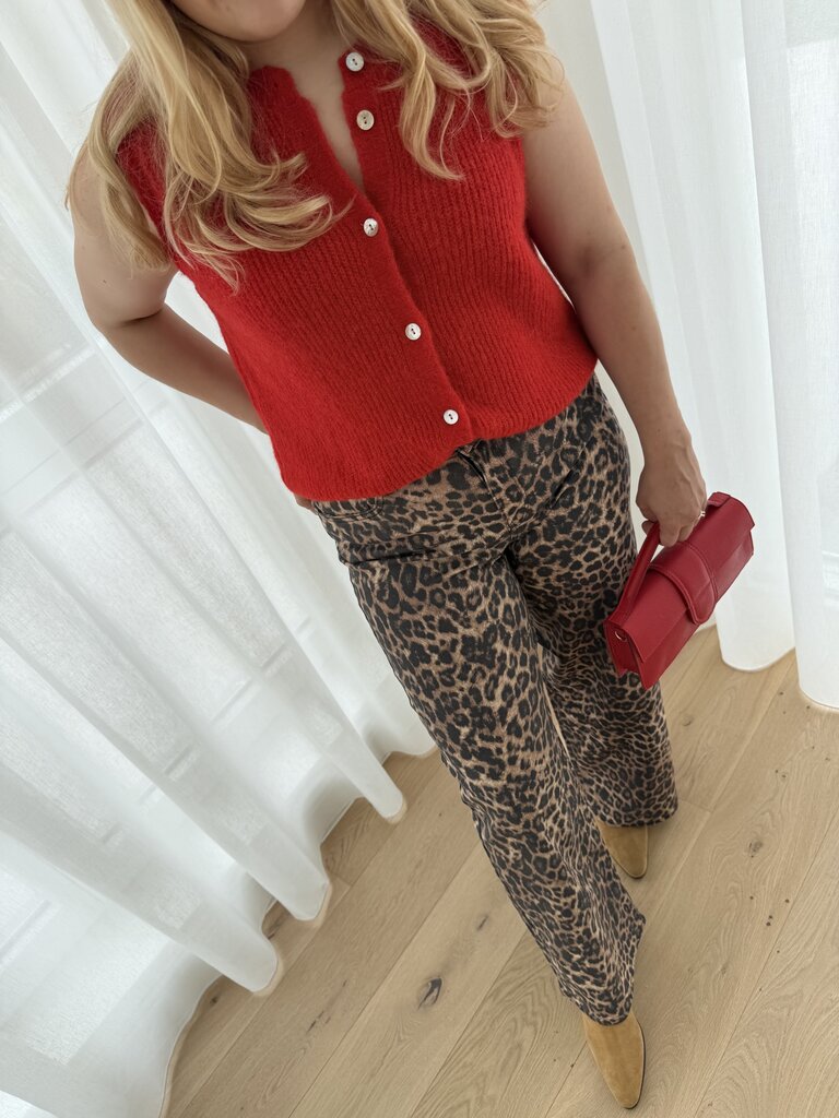 Sarah tokyo leopard jeans