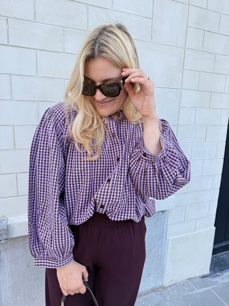 Felix blouse purple/brown