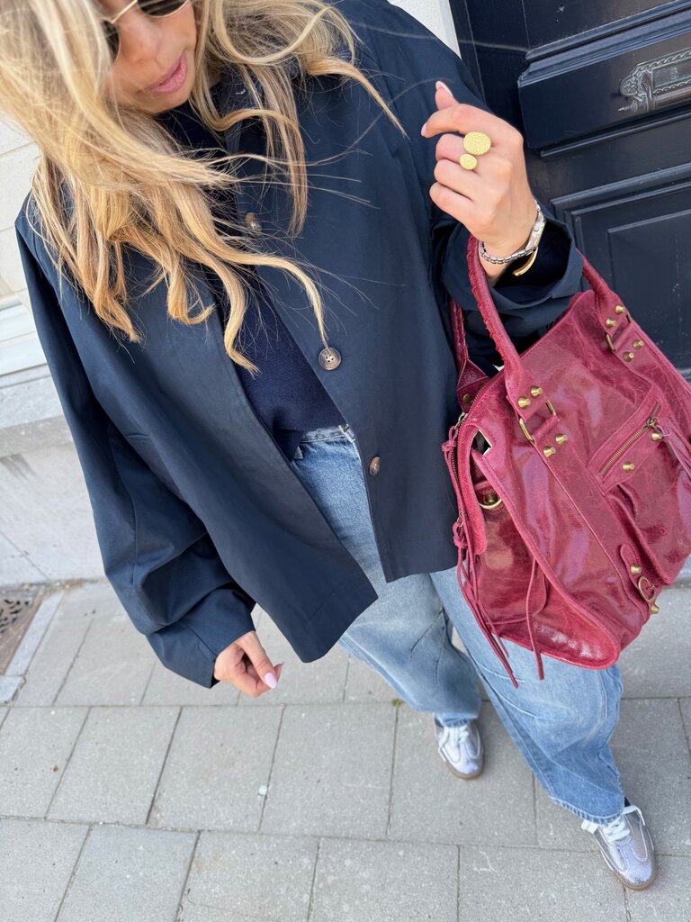 Cleo bag burgundy large
