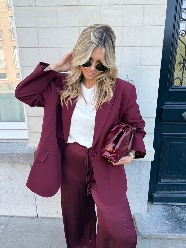 Kato blazer burgundy
