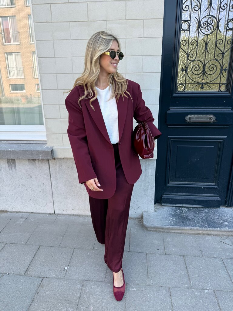 Kato blazer burgundy