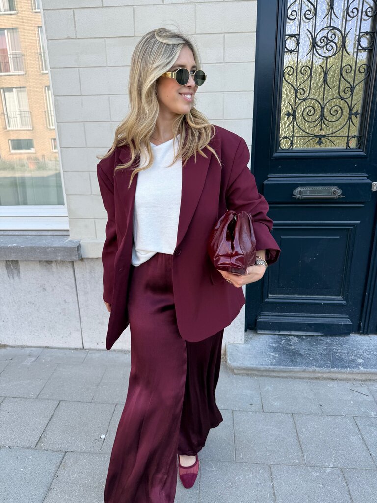 Kato blazer burgundy