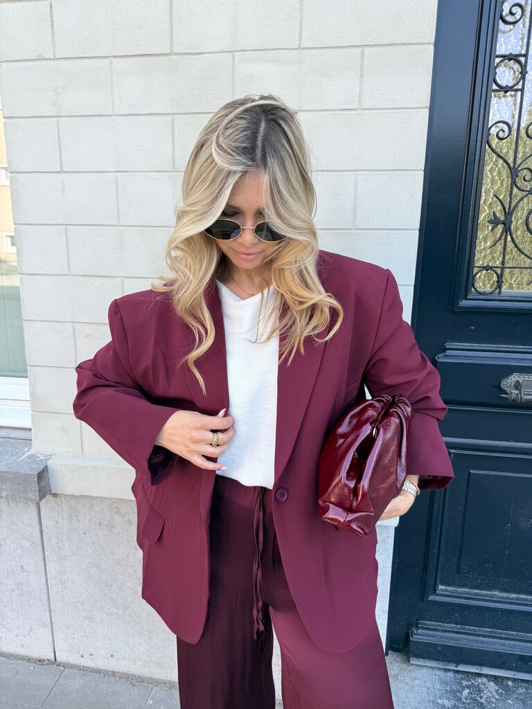 Kato blazer burgundy