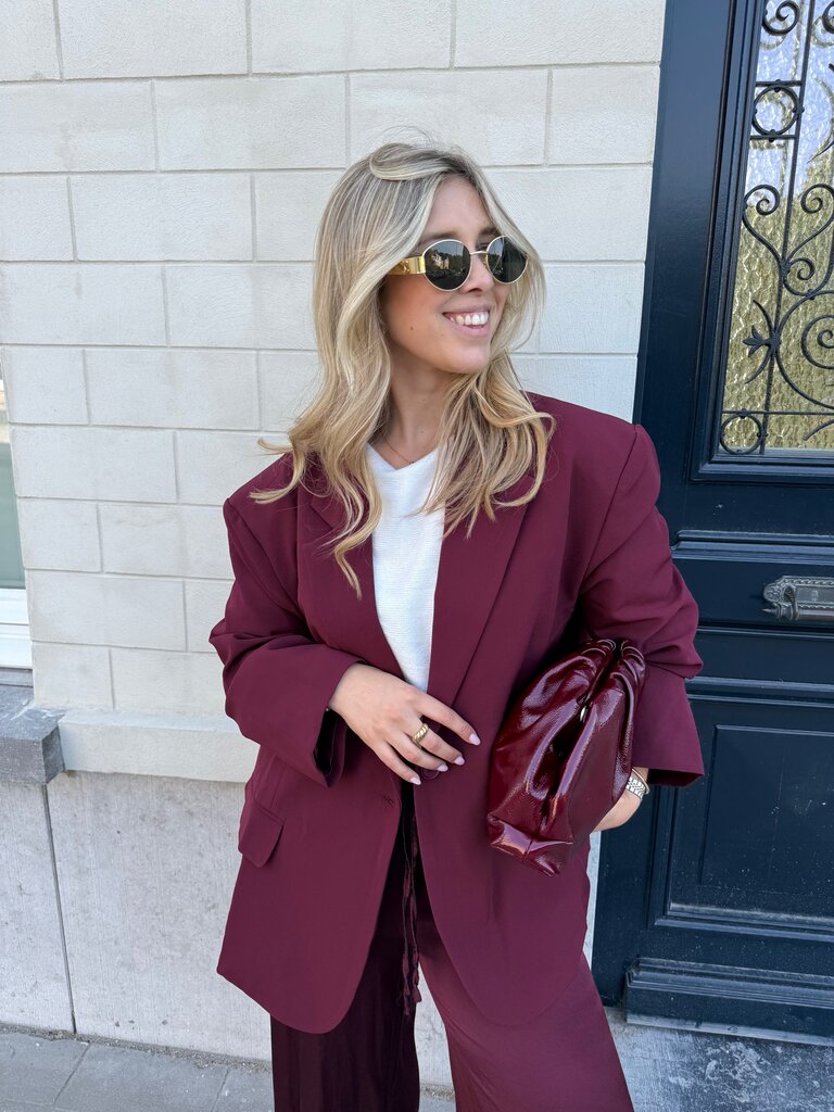 Kato blazer burgundy
