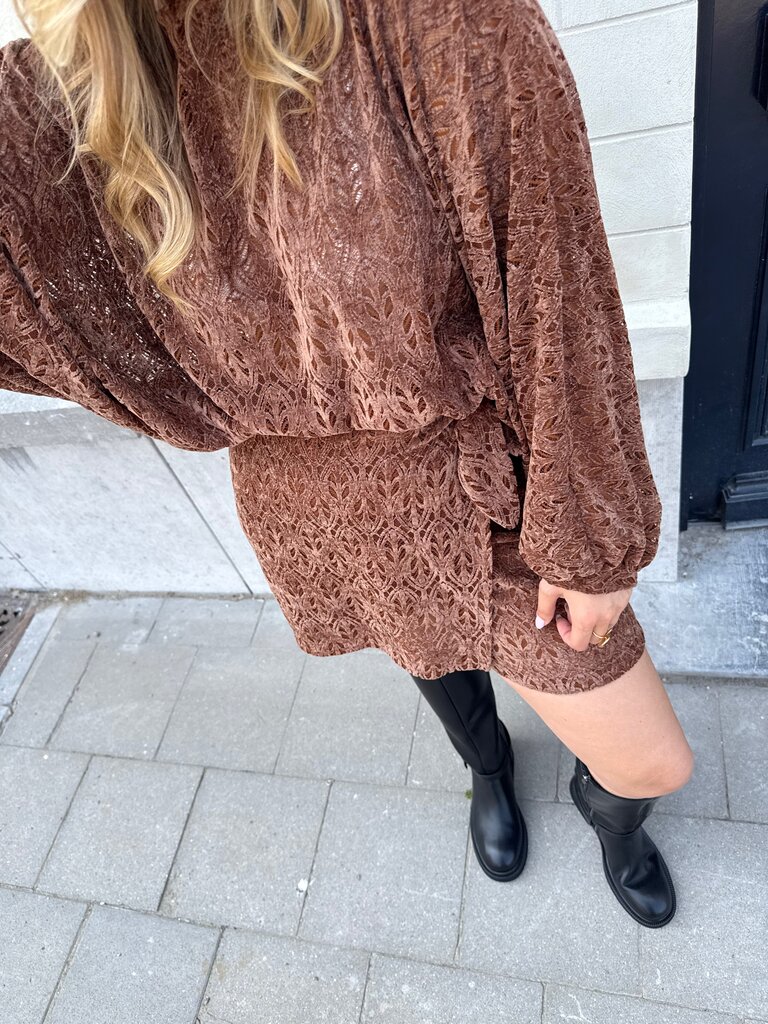 Novi blouse brown