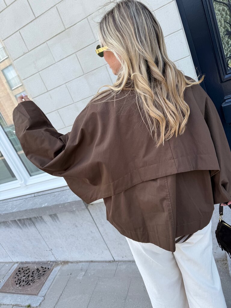 Storm jacket brown TU