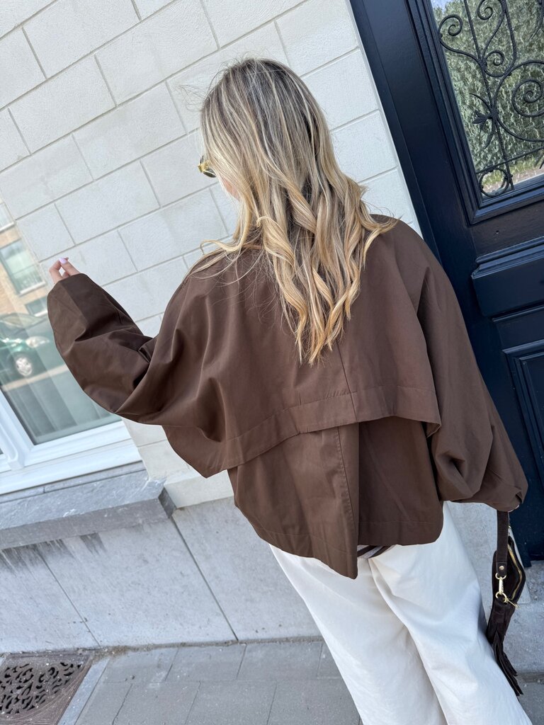 Storm jacket brown TU