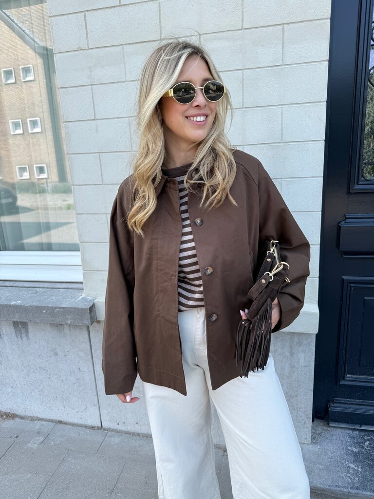 Storm jacket brown TU