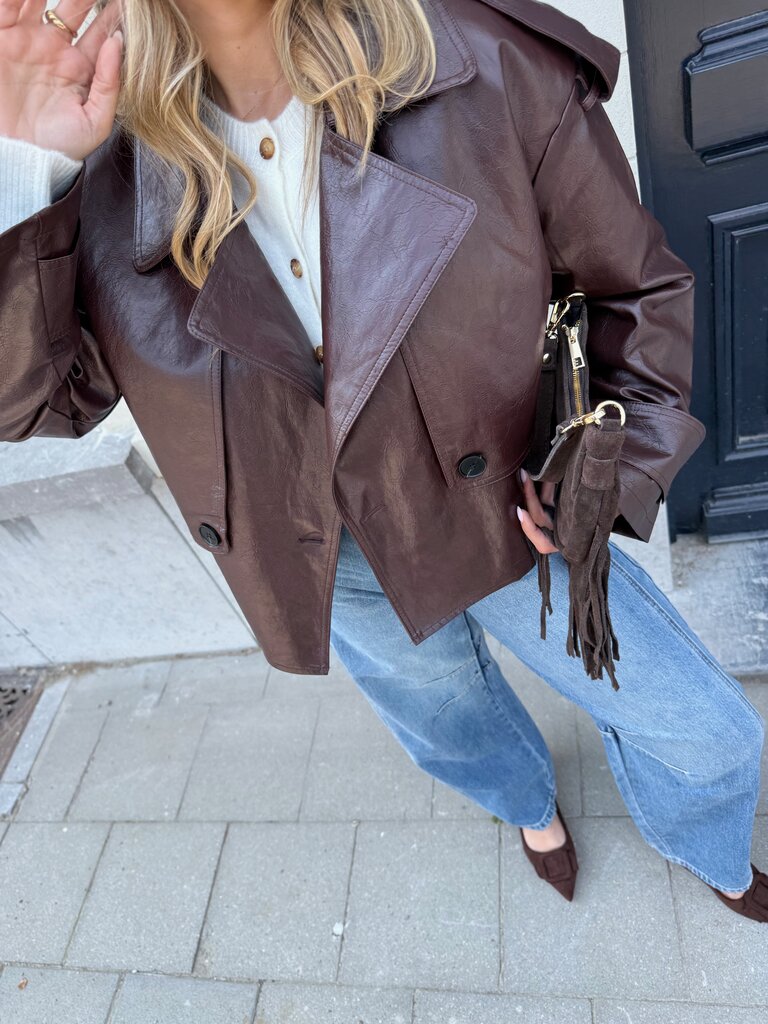 Bowie trenchcoat brown