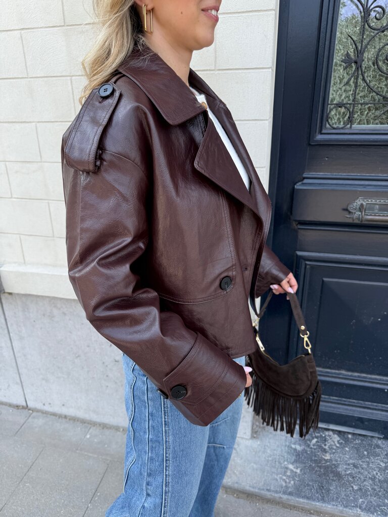 Bowie trenchcoat brown