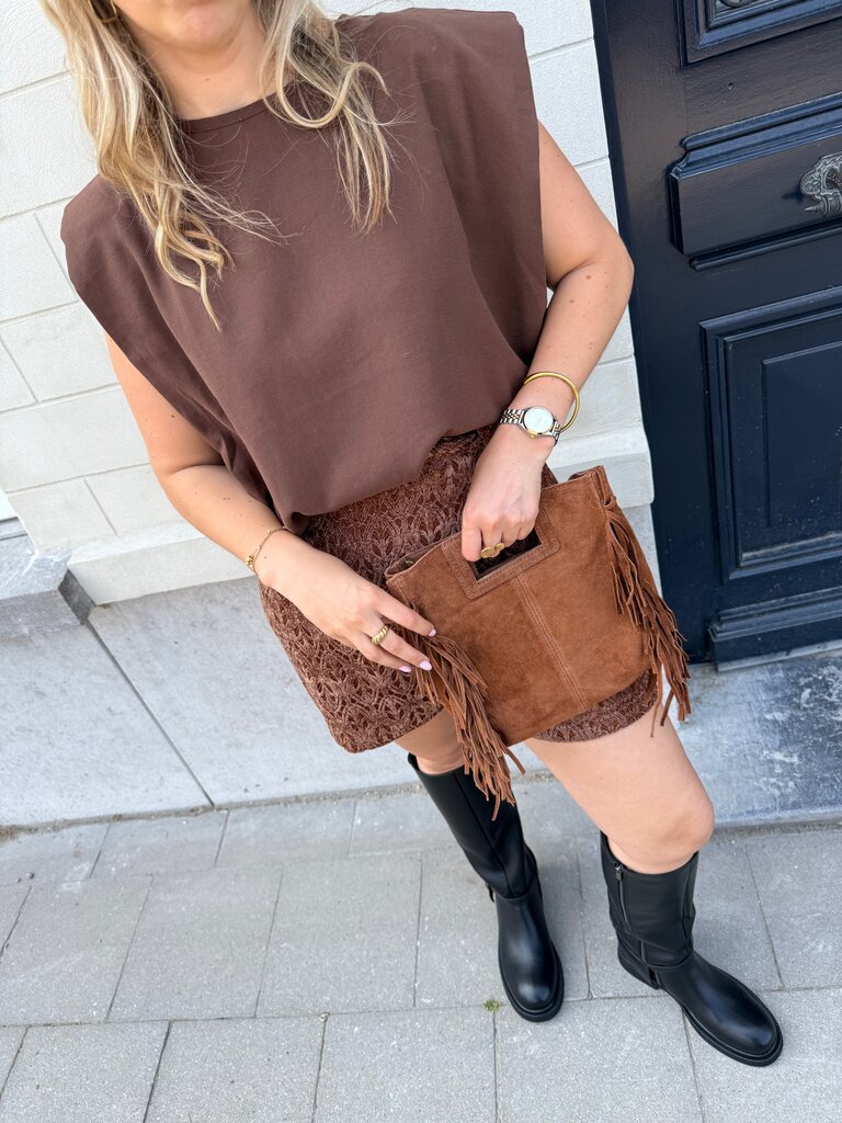 Irene top brown