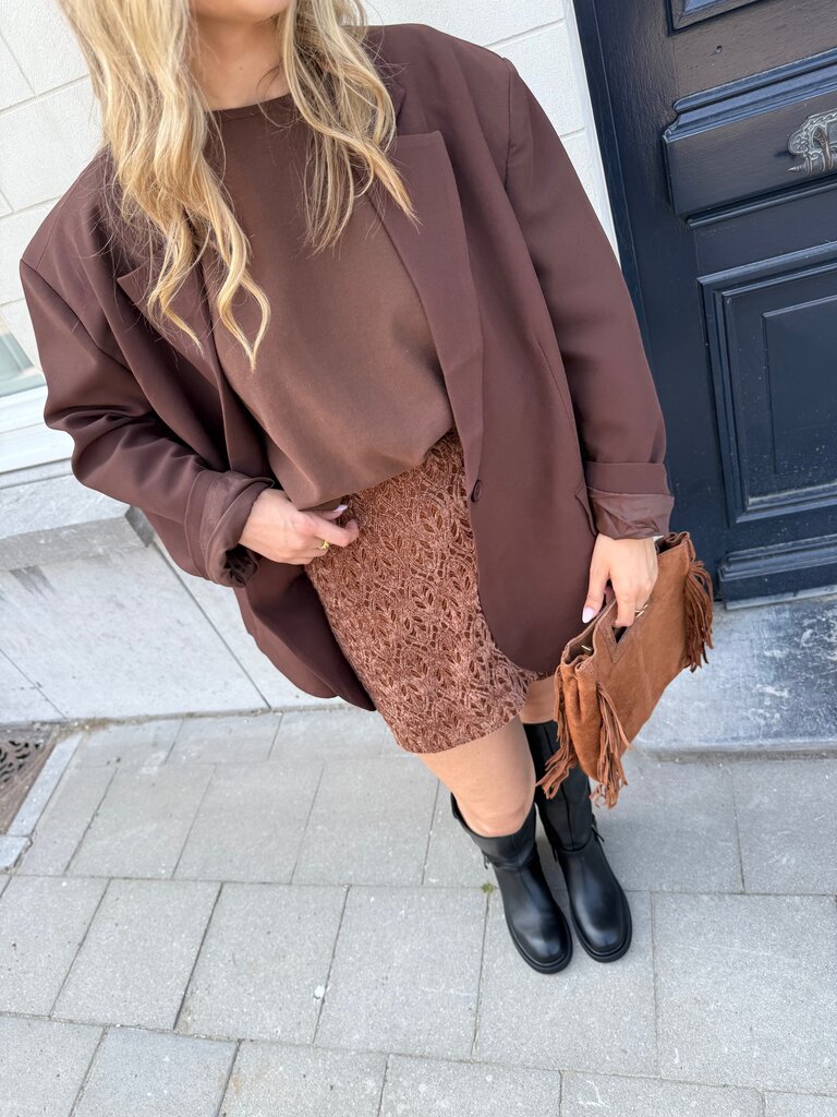 Irene top brown
