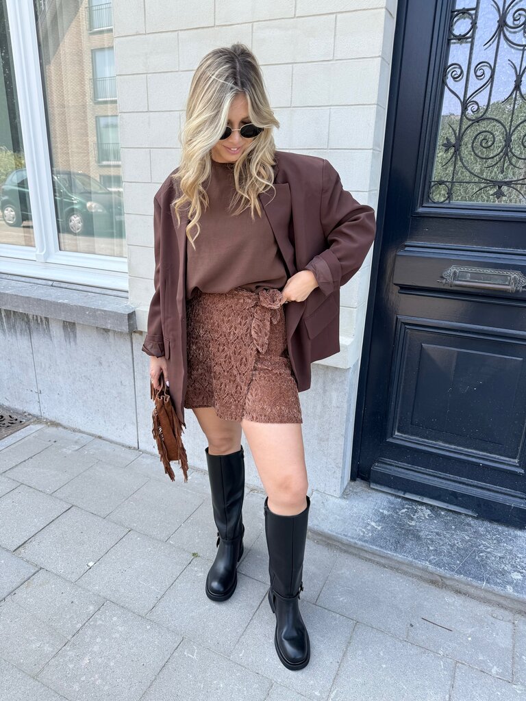 Irene top brown