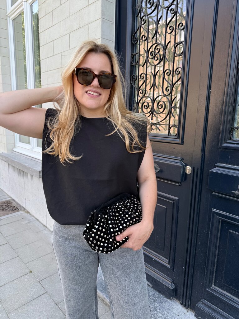 Irene top black