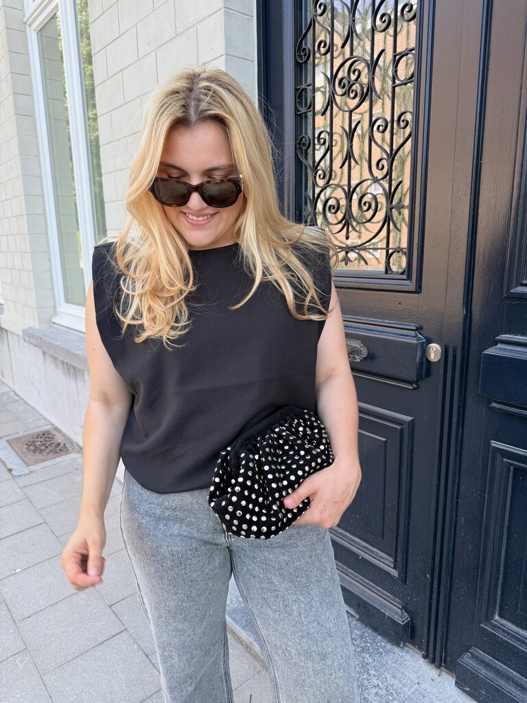 Irene top black