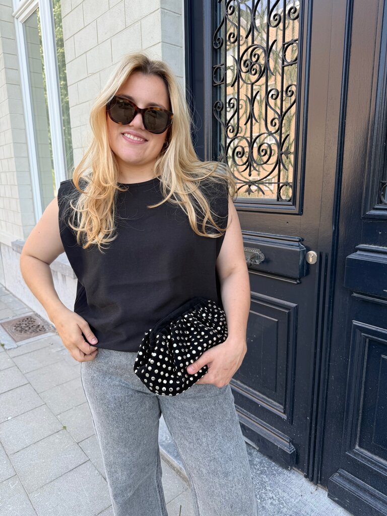 Irene top black