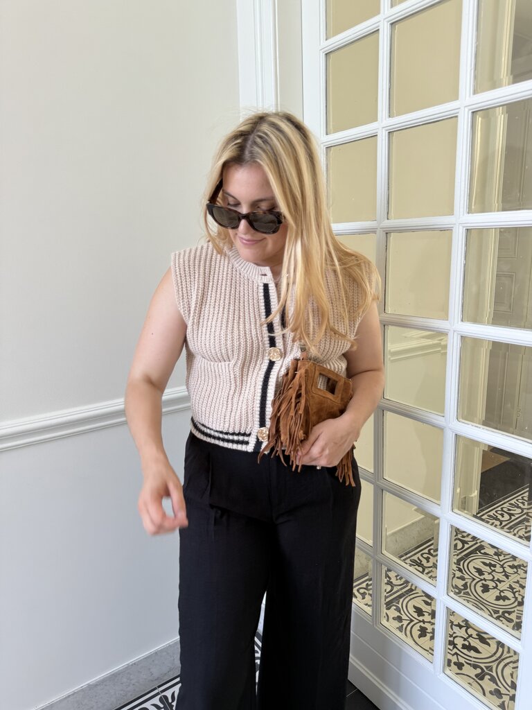 Victoria gilet beige TU