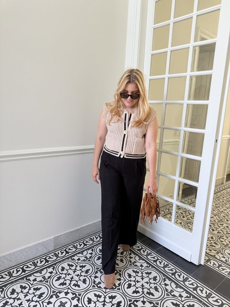 Victoria gilet beige TU