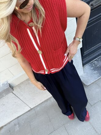 Victoria gilet red TU