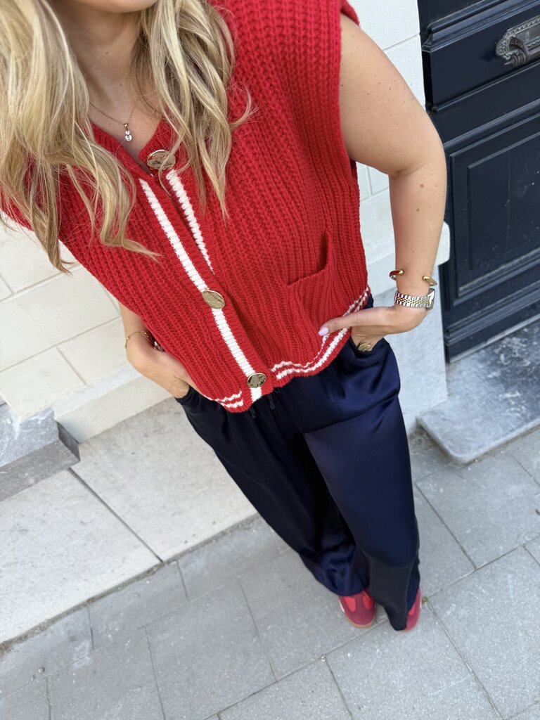 Victoria gilet red TU