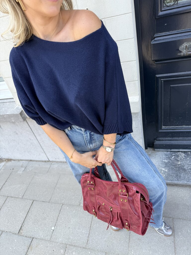 Nova knit navy blue