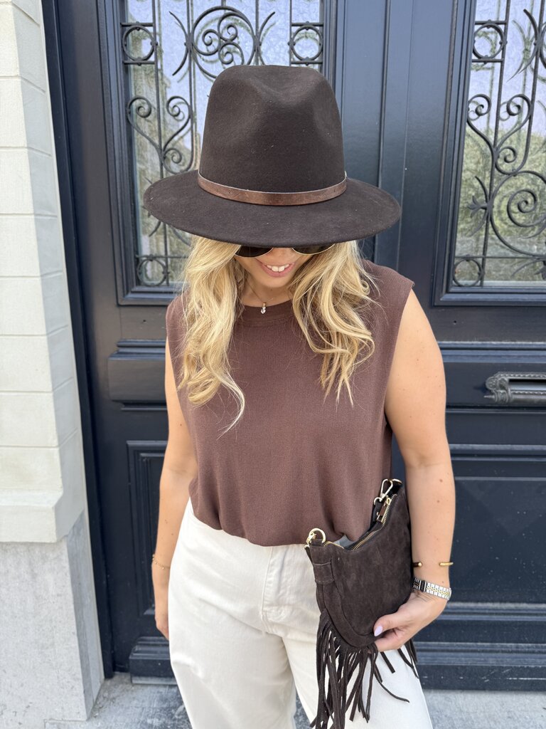 Cilou top brown