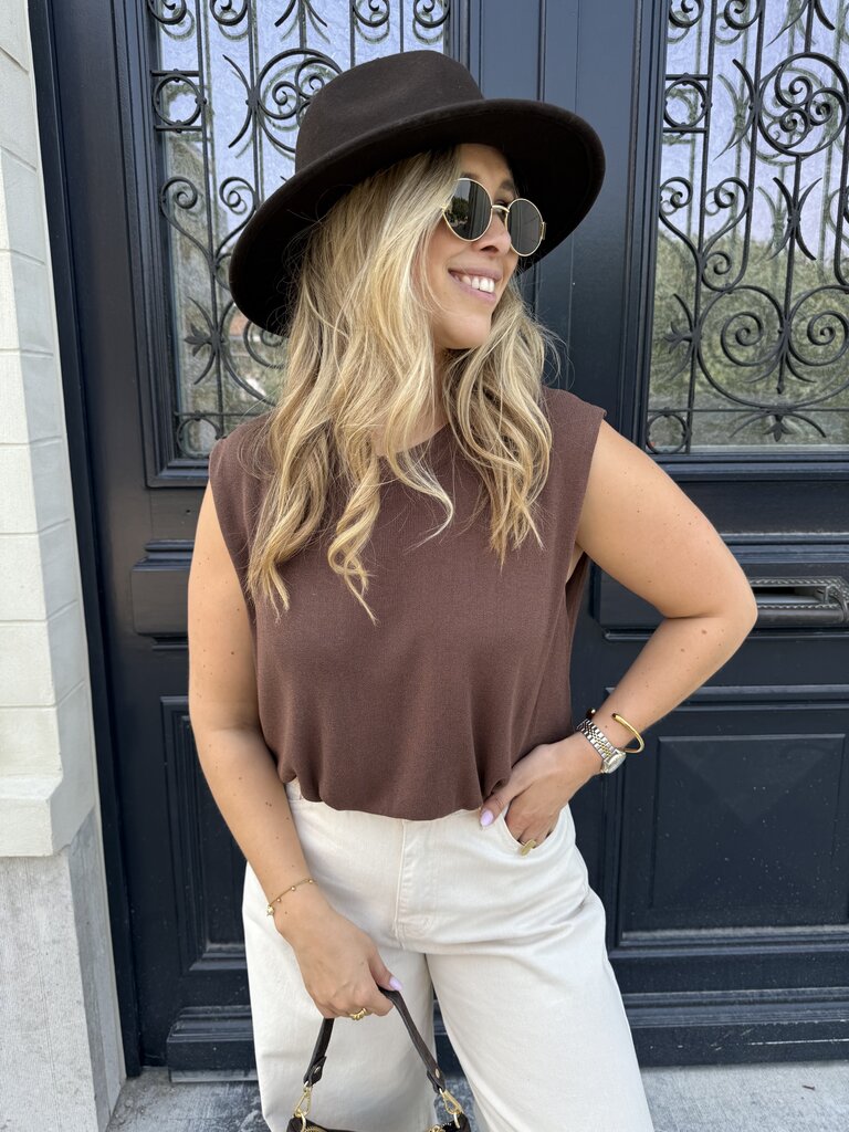 Cilou top brown