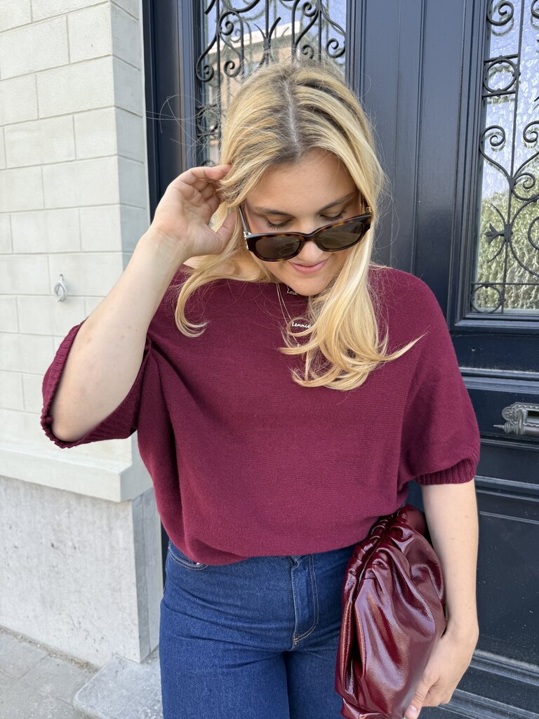 Nova knit bordeaux TU