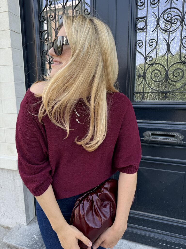 Nova knit bordeaux TU