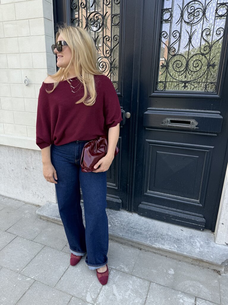 Nova knit bordeaux TU