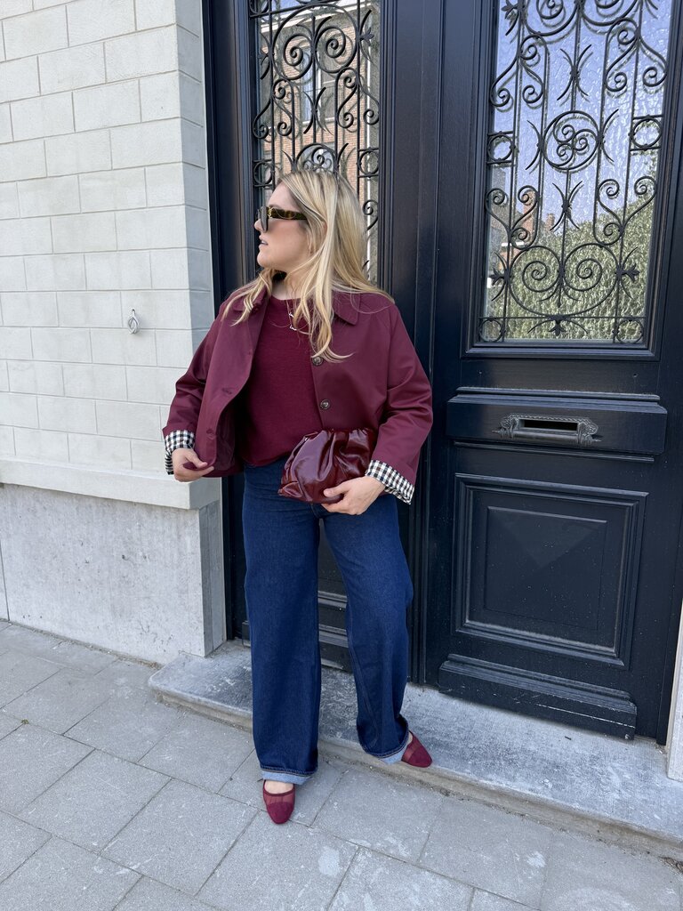 Tokyo wide dark blue jeans