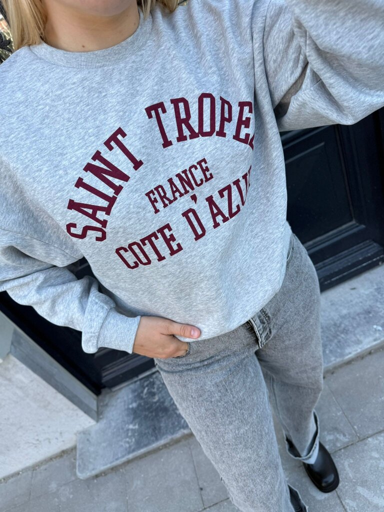 Merle Saint-tropez sweat grey